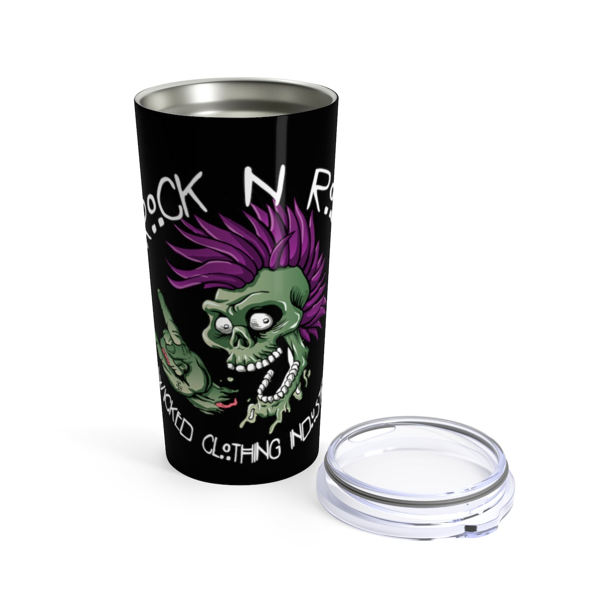 Rock N Roll Zombie Tumbler 20oz