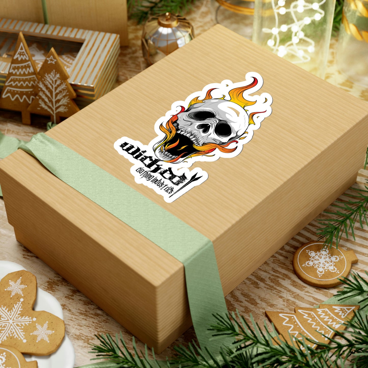 Skull Flames// Stickers