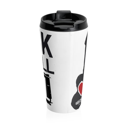 ROCK N ROLL GIRL/ Stainless Steel Travel Mug