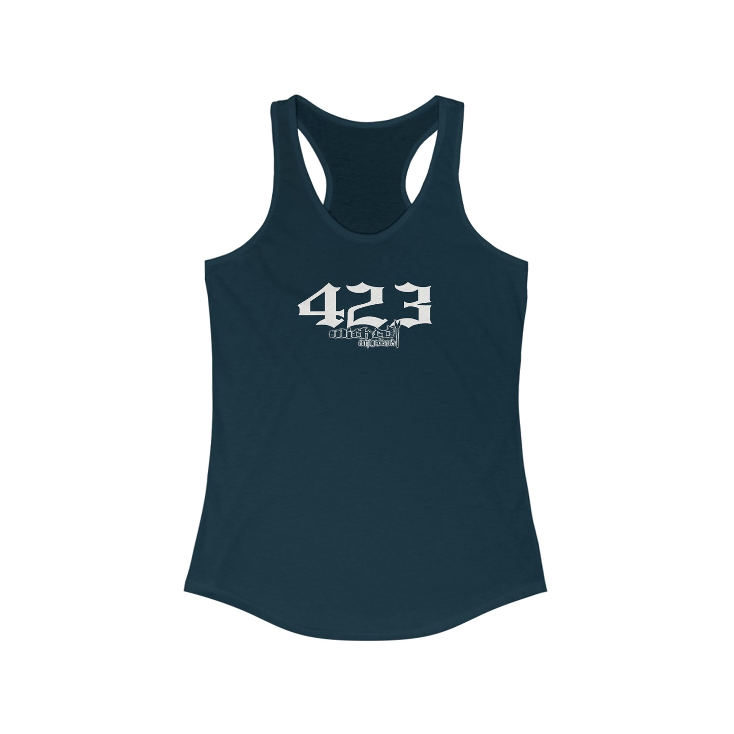 423 White /Racerback Tank Top