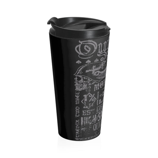 Outlaw Racing/ Grey/Stainless Steel Travel Mug