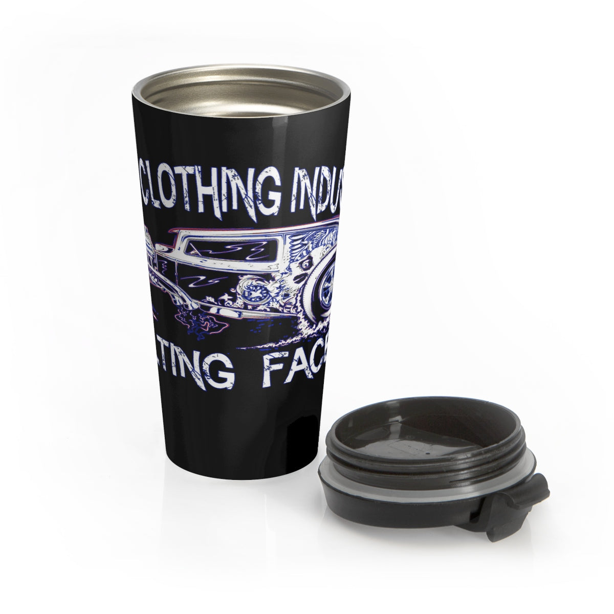Melting Faces/Stainless Steel Travel Mug
