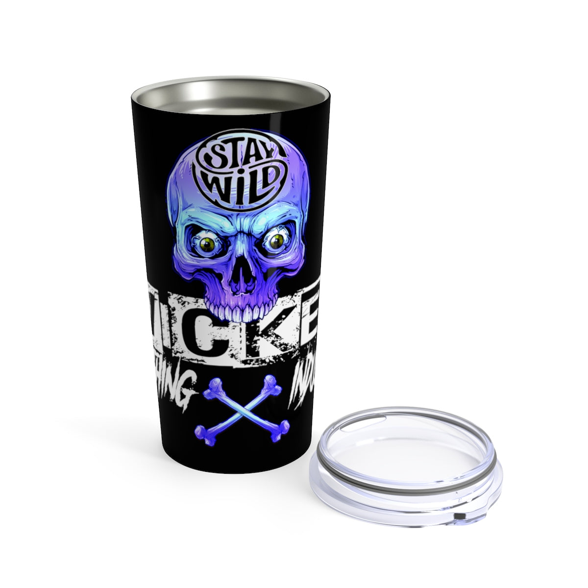 Stay Wild 3/Black/Light Blue/Purple/Tumbler 20oz
