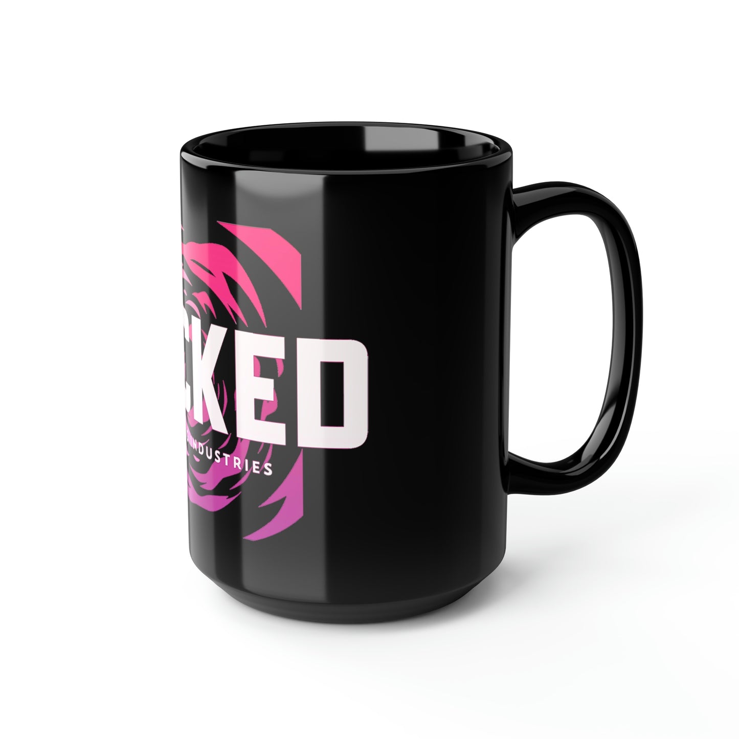 Seaside Serenity /Black Mug, 15oz