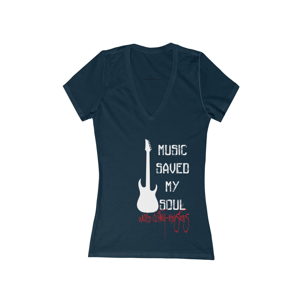 Women's Jersey Short Sleeve Deep V-Neck Tee