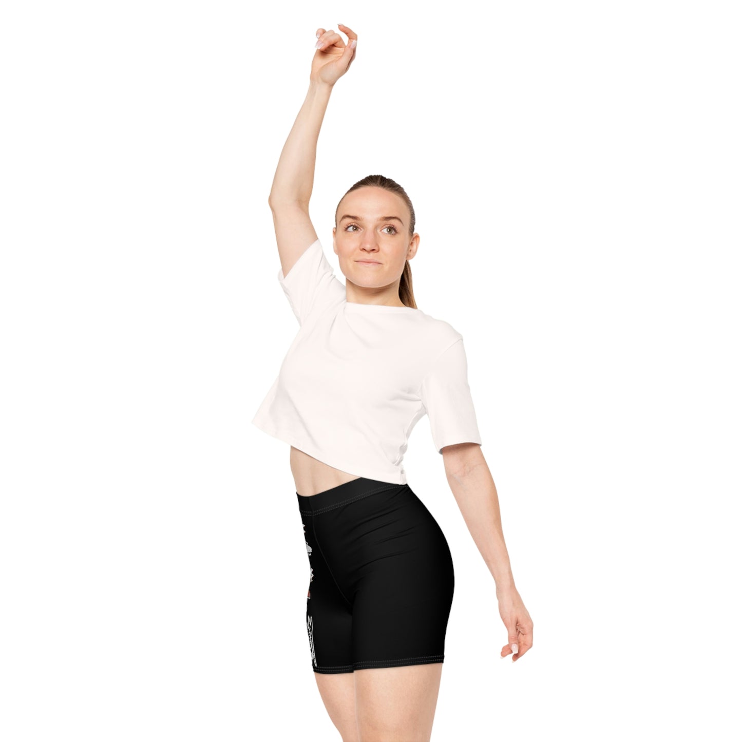 Power of Rock & Roll Biker Shorts