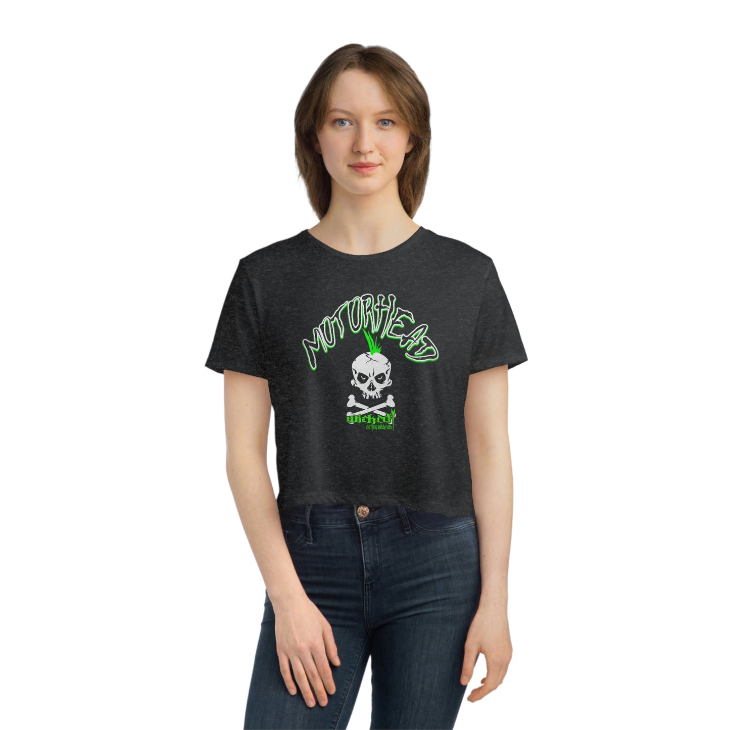 Motorhead Flowy Cropped Tee