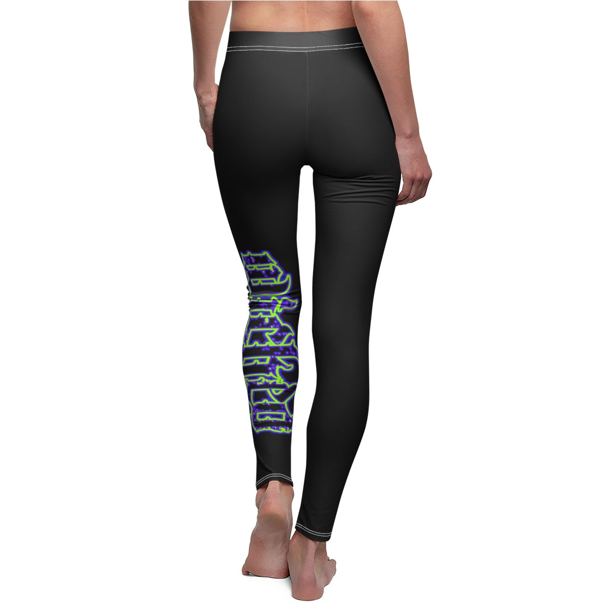 Play Hard / Black/Women's Casual Leggings