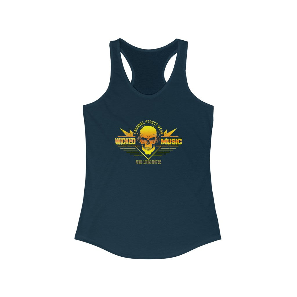 Women's/ Wicked Sunset Ideal Racerback Tank/ Wicked Music