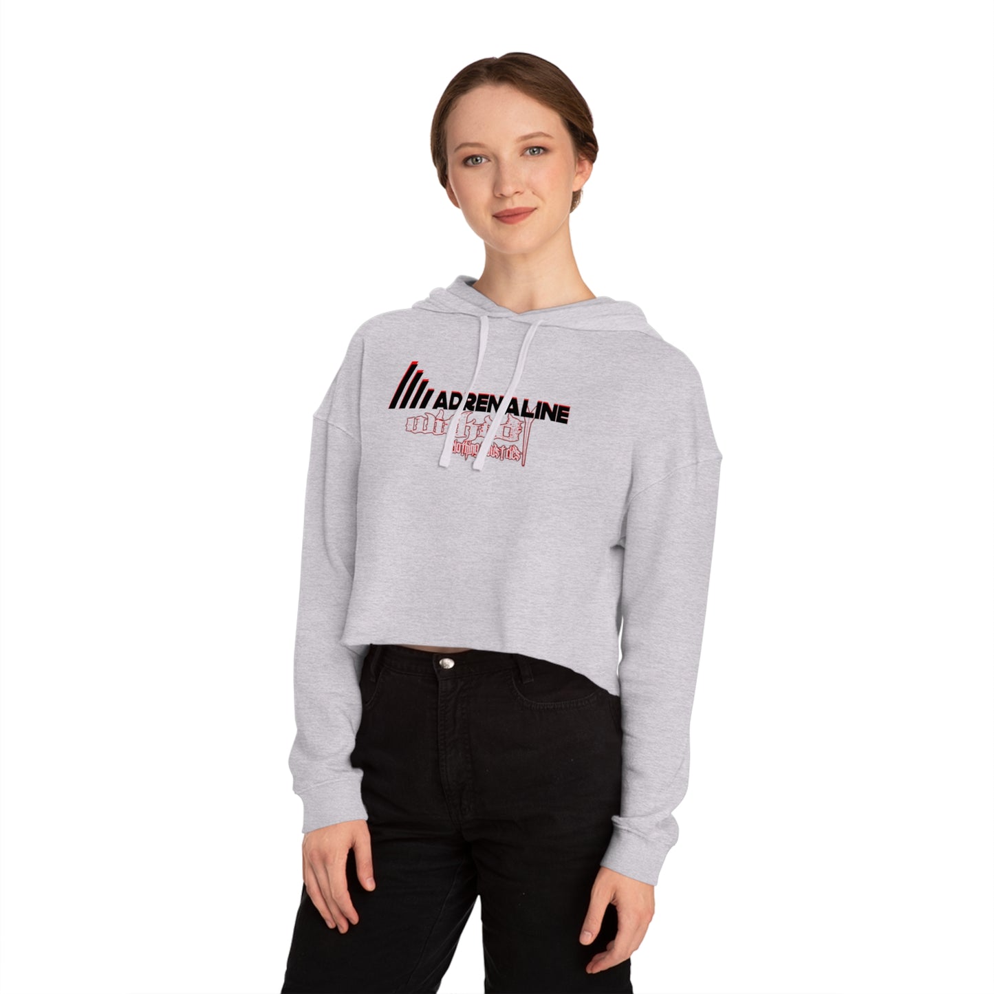 Adrenaline 2/ Cropped Hoodie