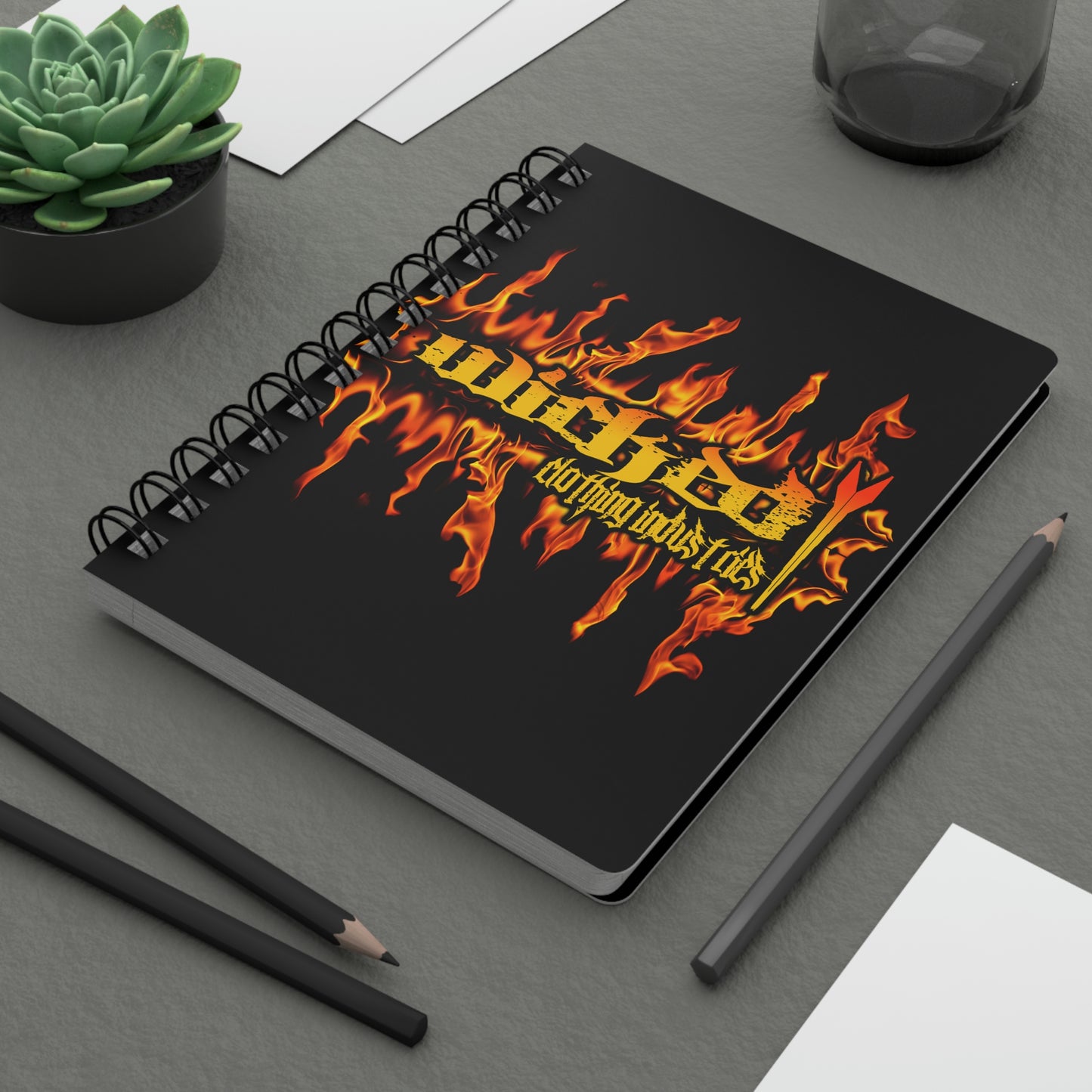Wicked Flames /Spiral Bound Journal