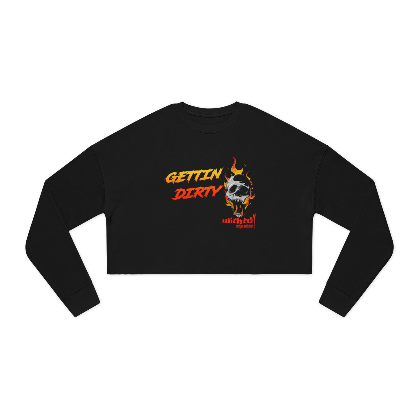 Gettin Dirty WCI/ Women's Cropped Sweatshirt