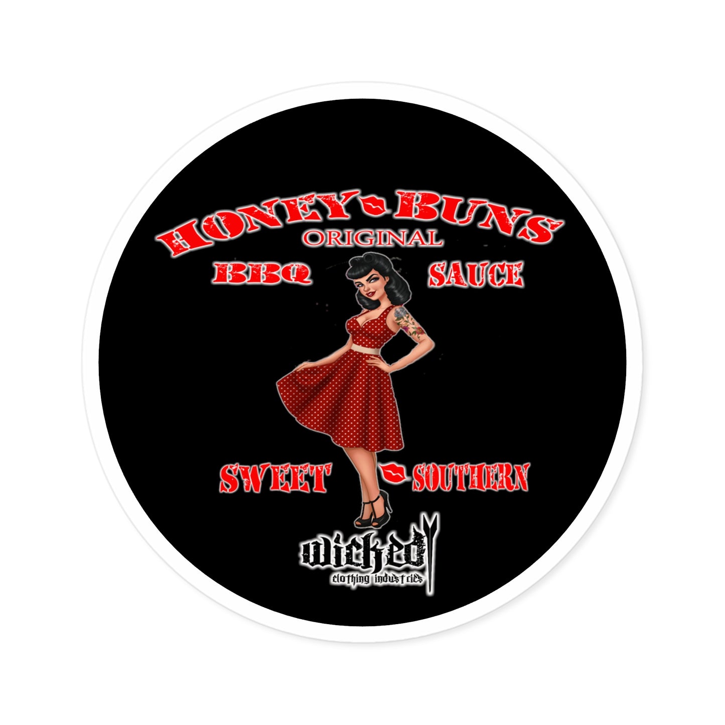 Honey Buns . Stickers, Indoor\Outdoor