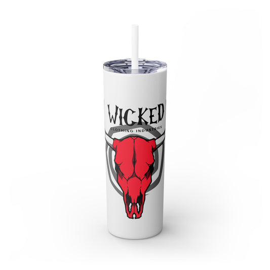 DeadHead WCI / Skinny Tumbler with Straw, 20oz