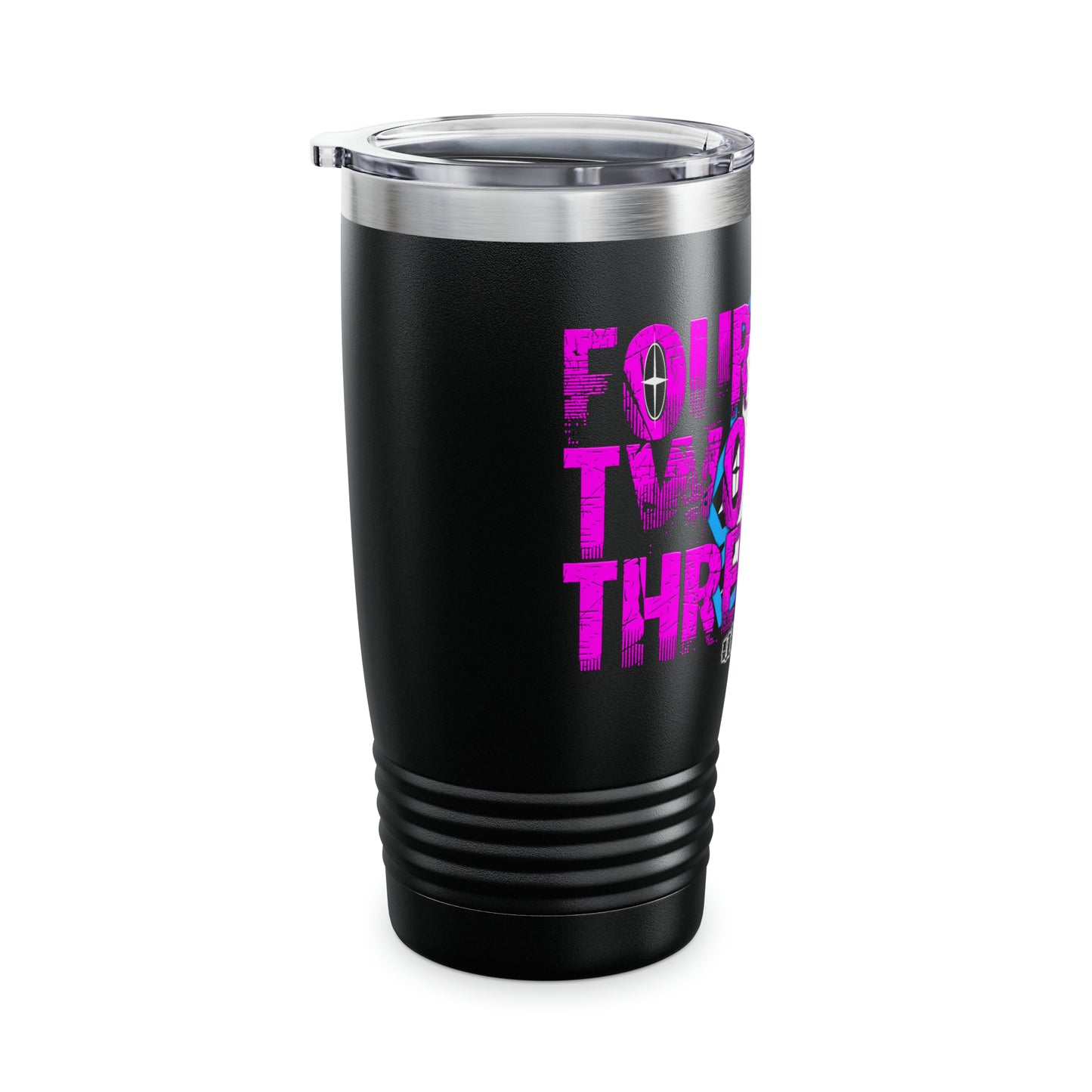 EL423 Punk Rock Hot Pink Ringneck Tumbler, 20oz