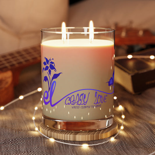 EL423 Crazy Love Ocean /on Glass /Scented Candle