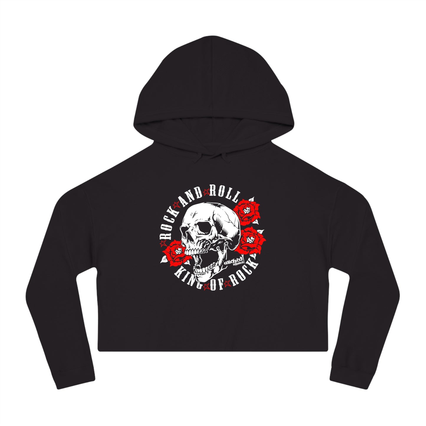 King of Rock/  Cropped Hoodie