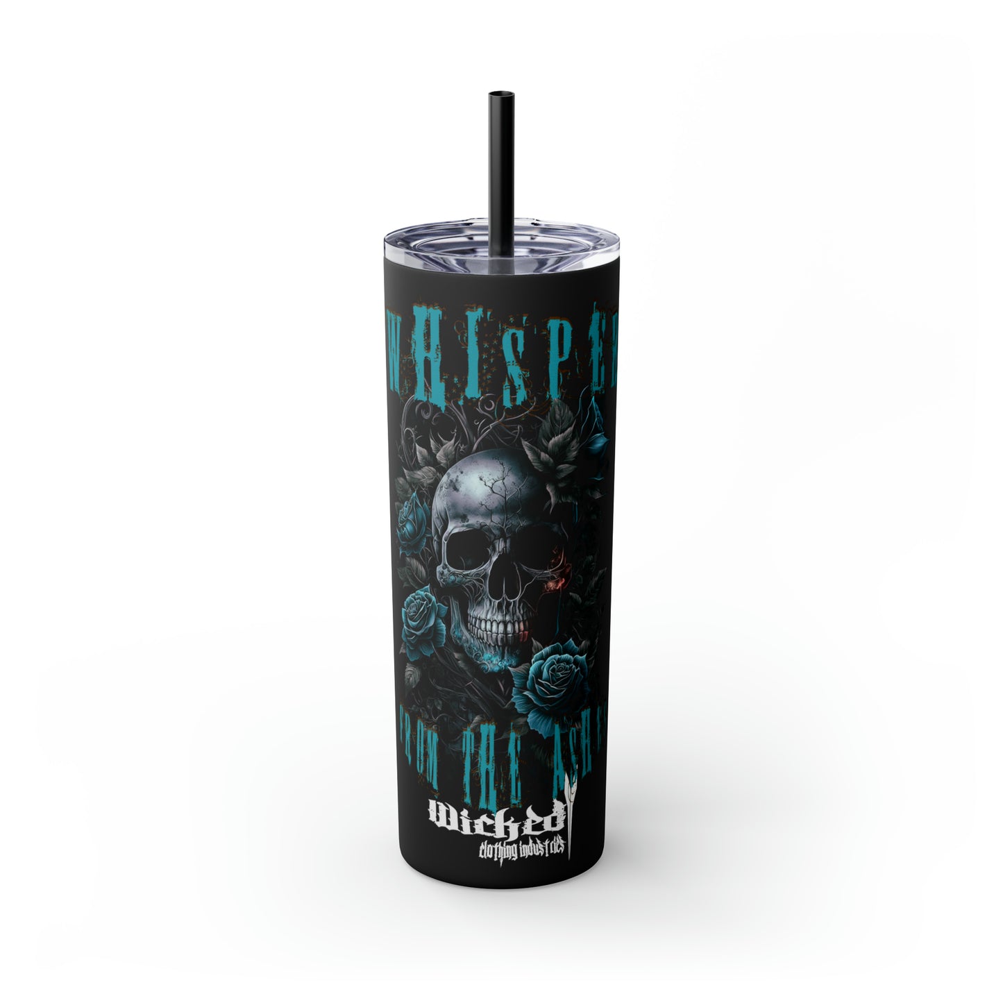 Whisper From The Ashes WCI / Skinny Tumbler with Straw, 20oz