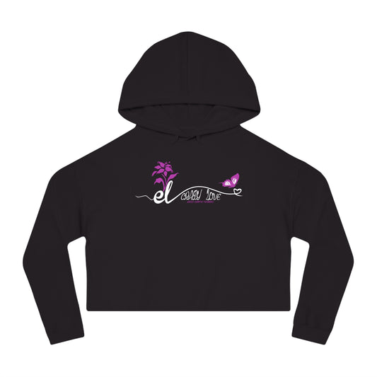 EL423 Crazy Love /Cropped Hooded Sweatshirt