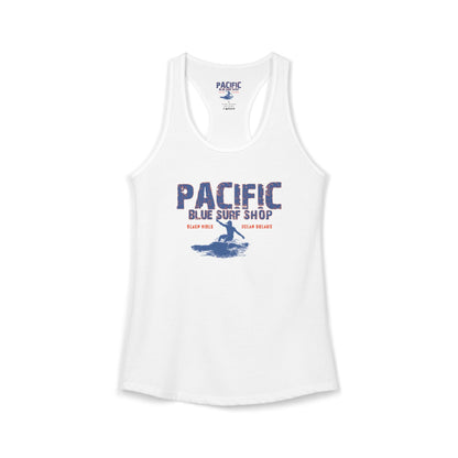 The "Locals Only" Vibe Pacific Blue // Heritage Badge Racerback