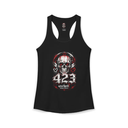Wicked Clothing Industries "Wicked Love 423"  Racerback tank