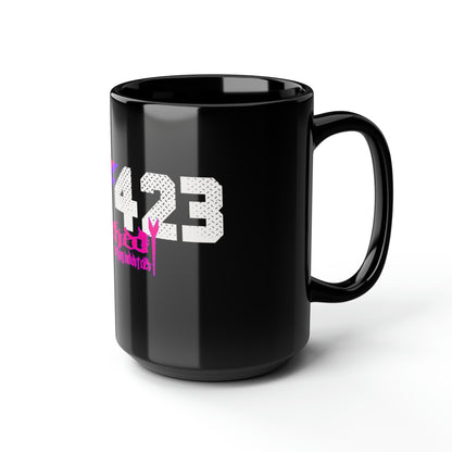 Shockwave EL423  WCI /Black Mug, 15oz