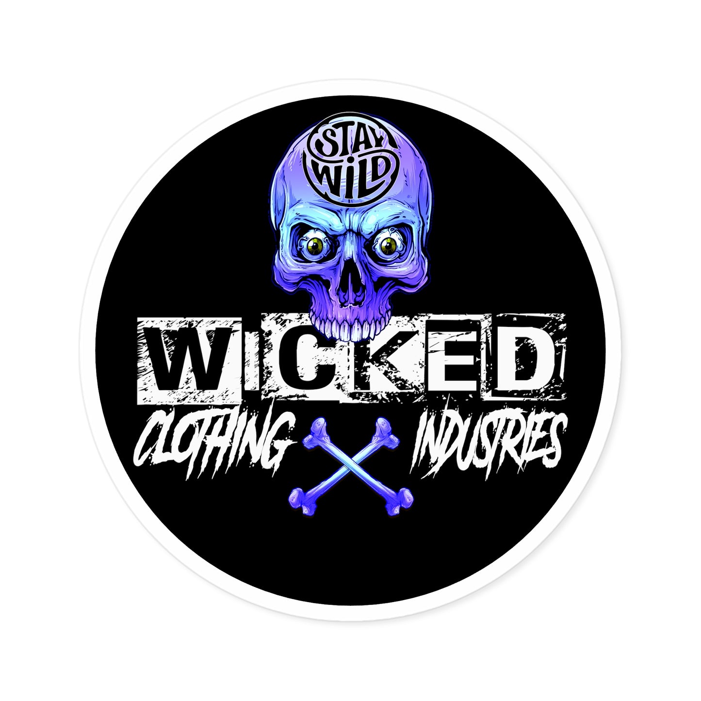 Stay Wild Purple WCI  Stickers, Indoor\Outdoor