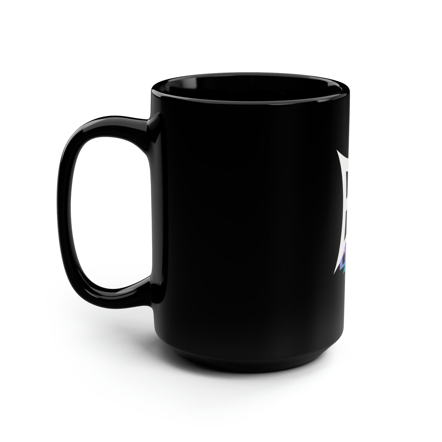 EL423 Bold Purple Teal /Black Mug, 15oz