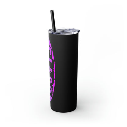 EL 423 Alternative /Berry Color/ Skinny Tumbler with Straw, 20oz