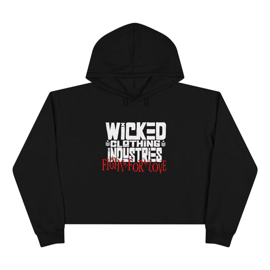 Fight For Love WCI/Crop Hoodie