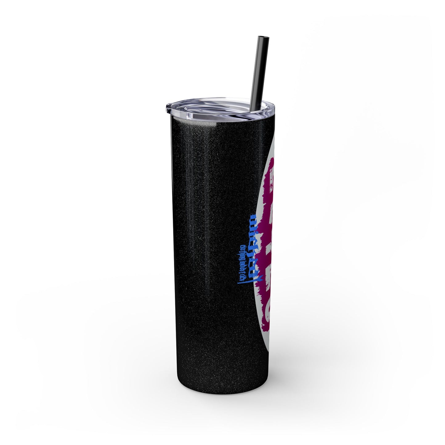 EL423 Alternative Cotton Candy/ Skinny Tumbler with Straw, 20oz