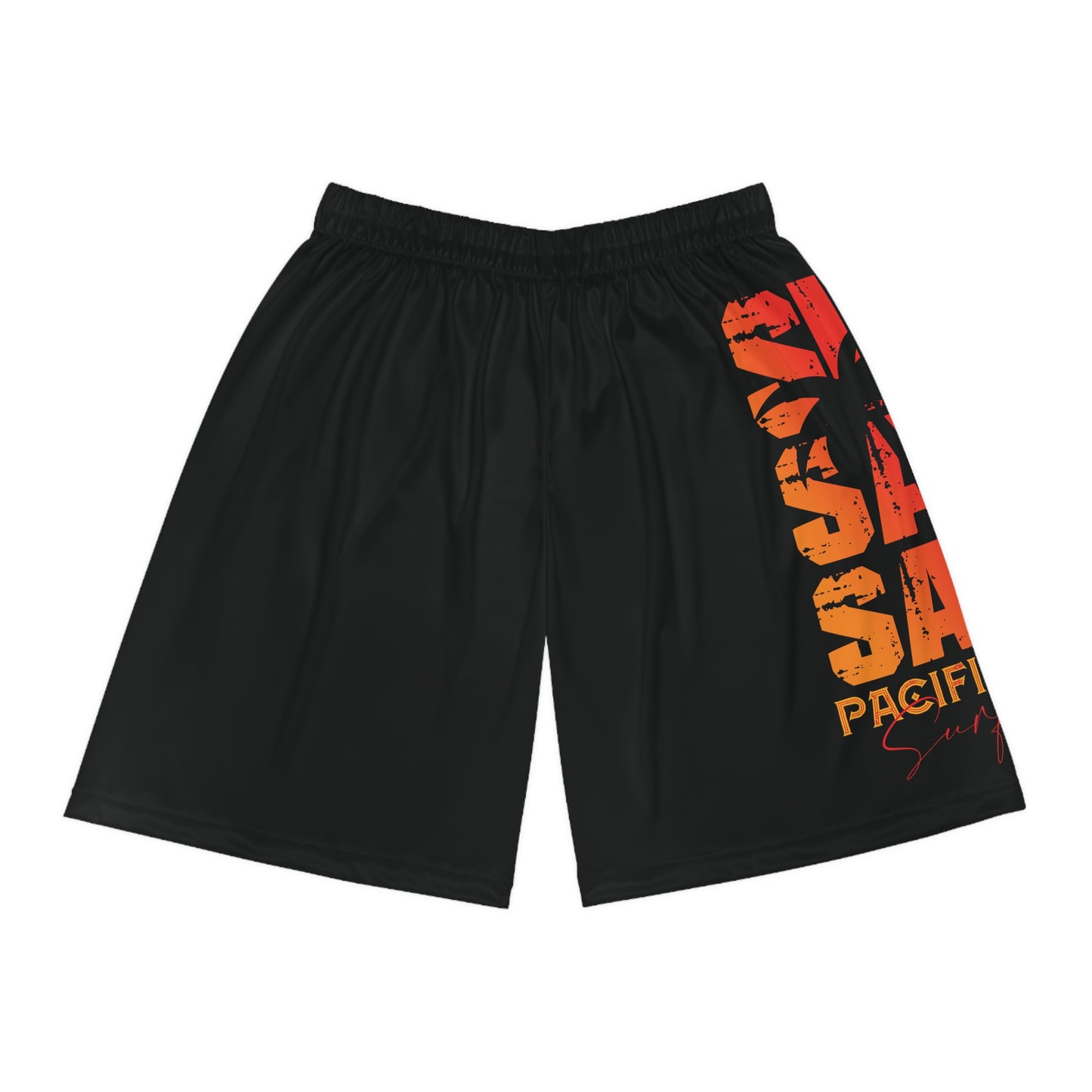 Pacific Blue Surf Shop SUN, SALT, SAND SUNSET /Basketball Shorts