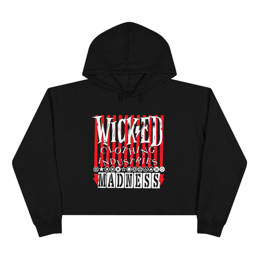 Madness/ Crop Hoodie