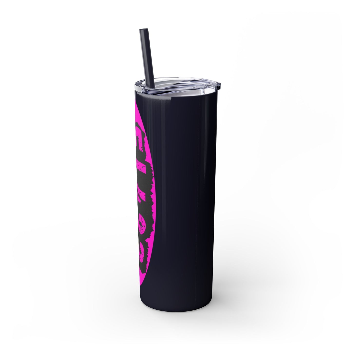 EL423 Alternative Hot Pink 2 / Skinny Tumbler with Straw, 20oz