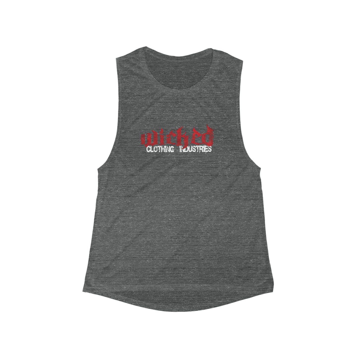 Wicked Clothing Industries 2024 / Flowy Scoop Muscle Tank Top