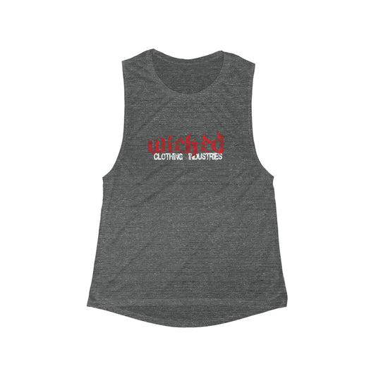 Wicked Clothing Industries 2024 / Flowy Scoop Muscle Tank Top