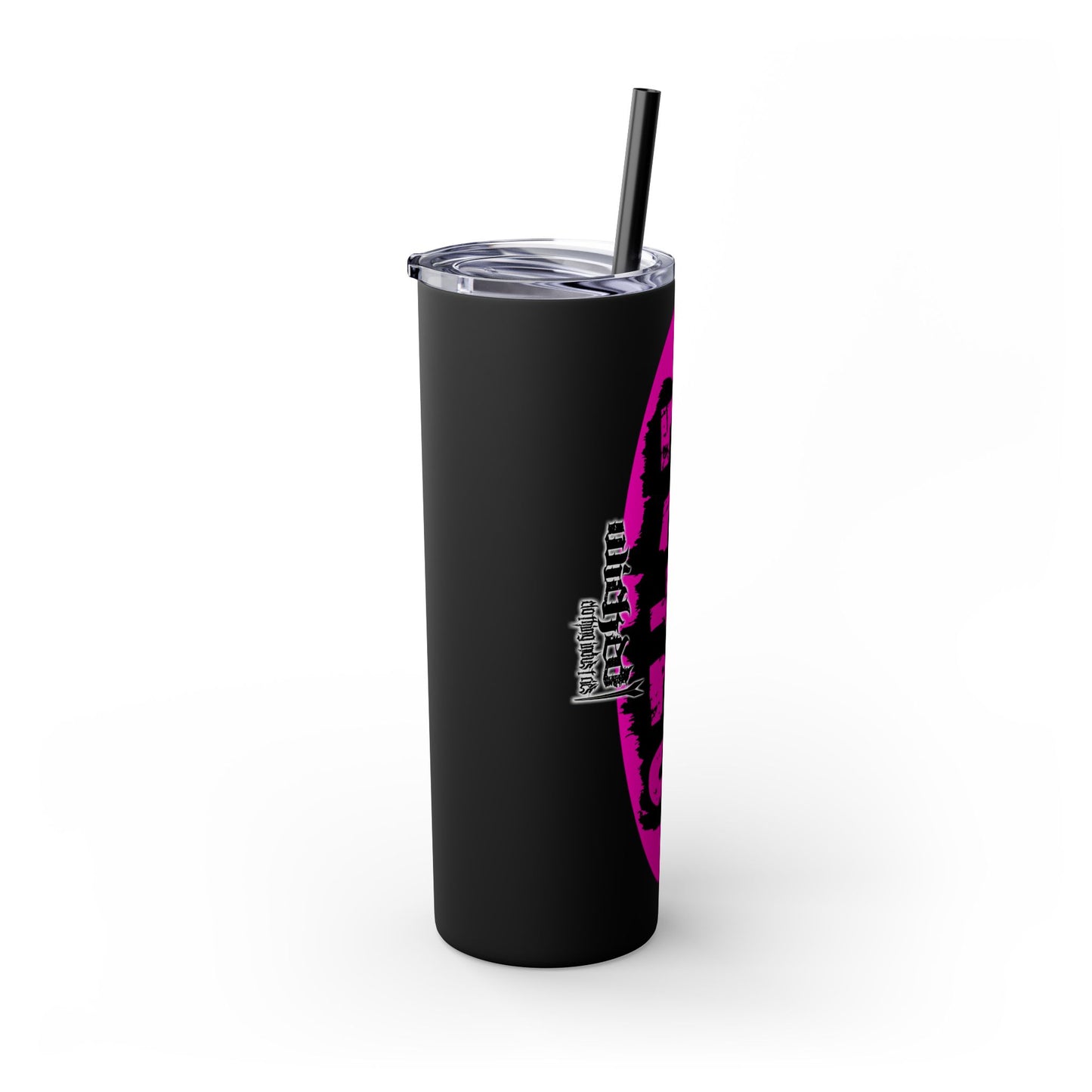 EL423 Alternative Hot Pink 2 / Skinny Tumbler with Straw, 20oz