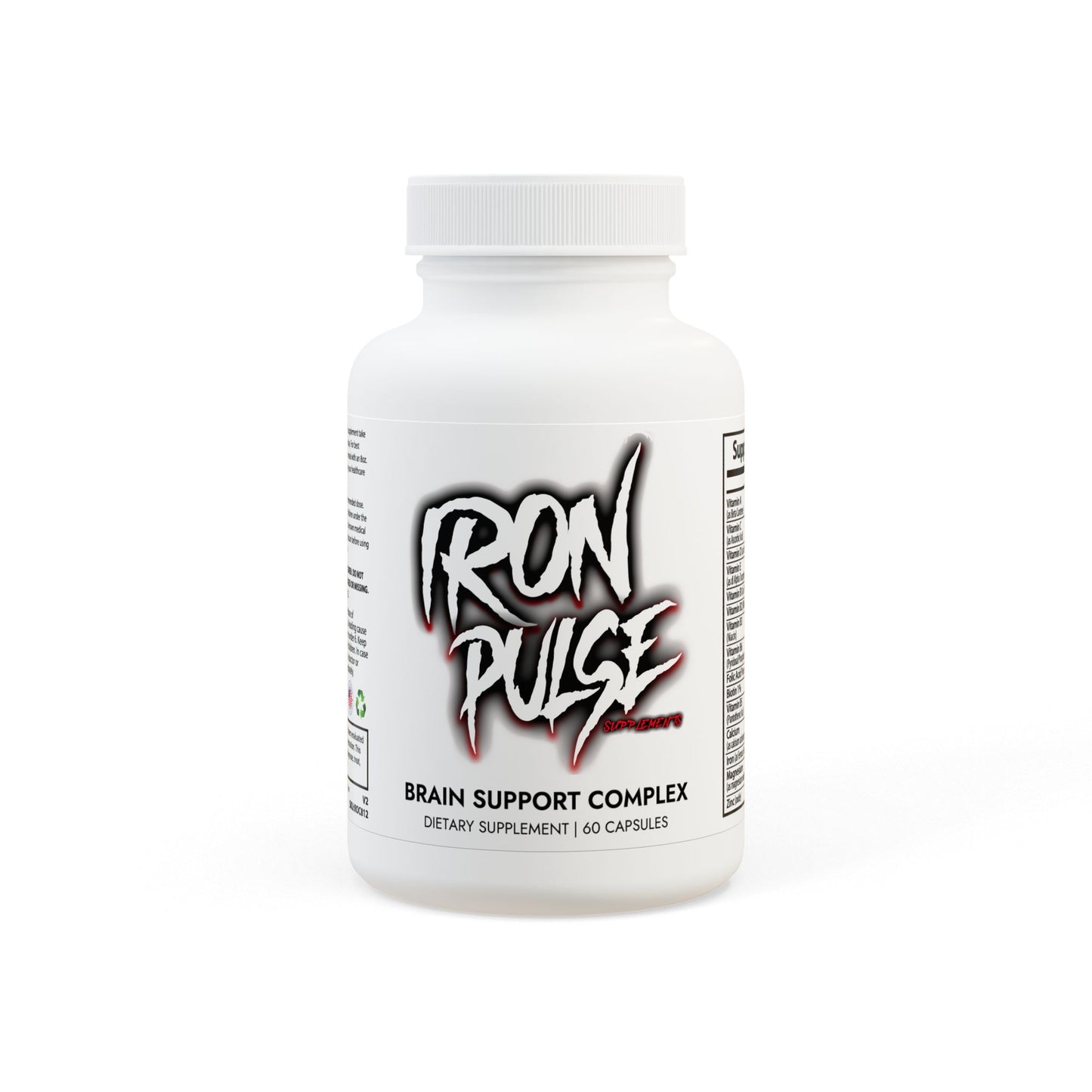 IRON PULSE/Brain Support Complex Supplement (60 Capsules)