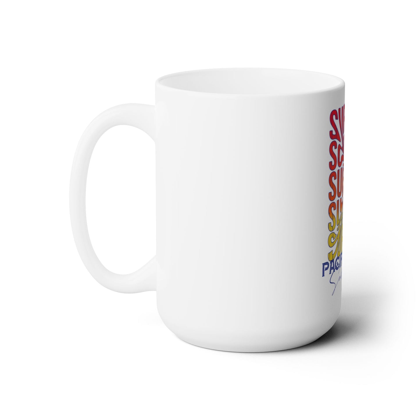 Pacific Blue Surf Shop/ Sunrise 2 / White  Mug