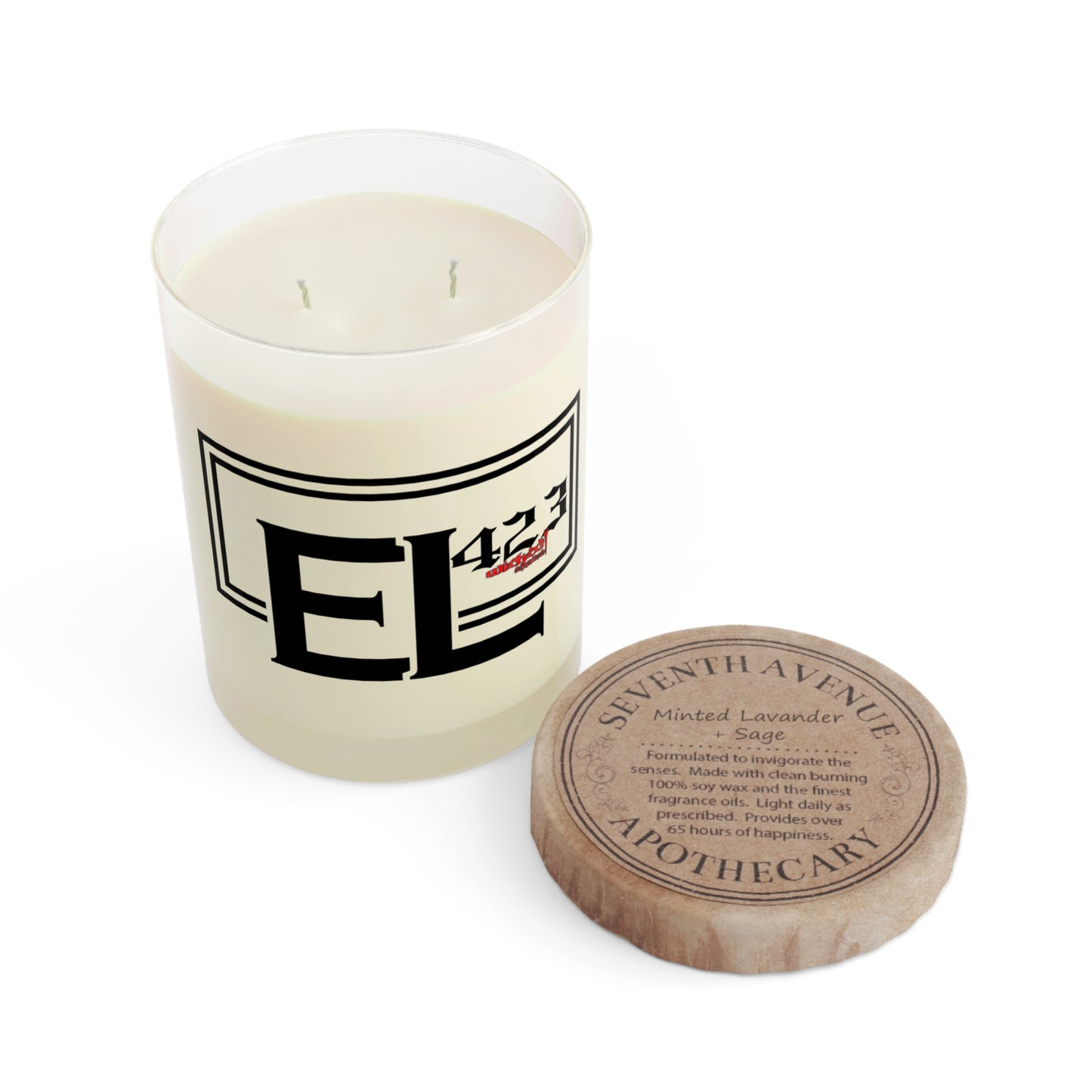 EL423 Vintage on Glass /Scented Candle
