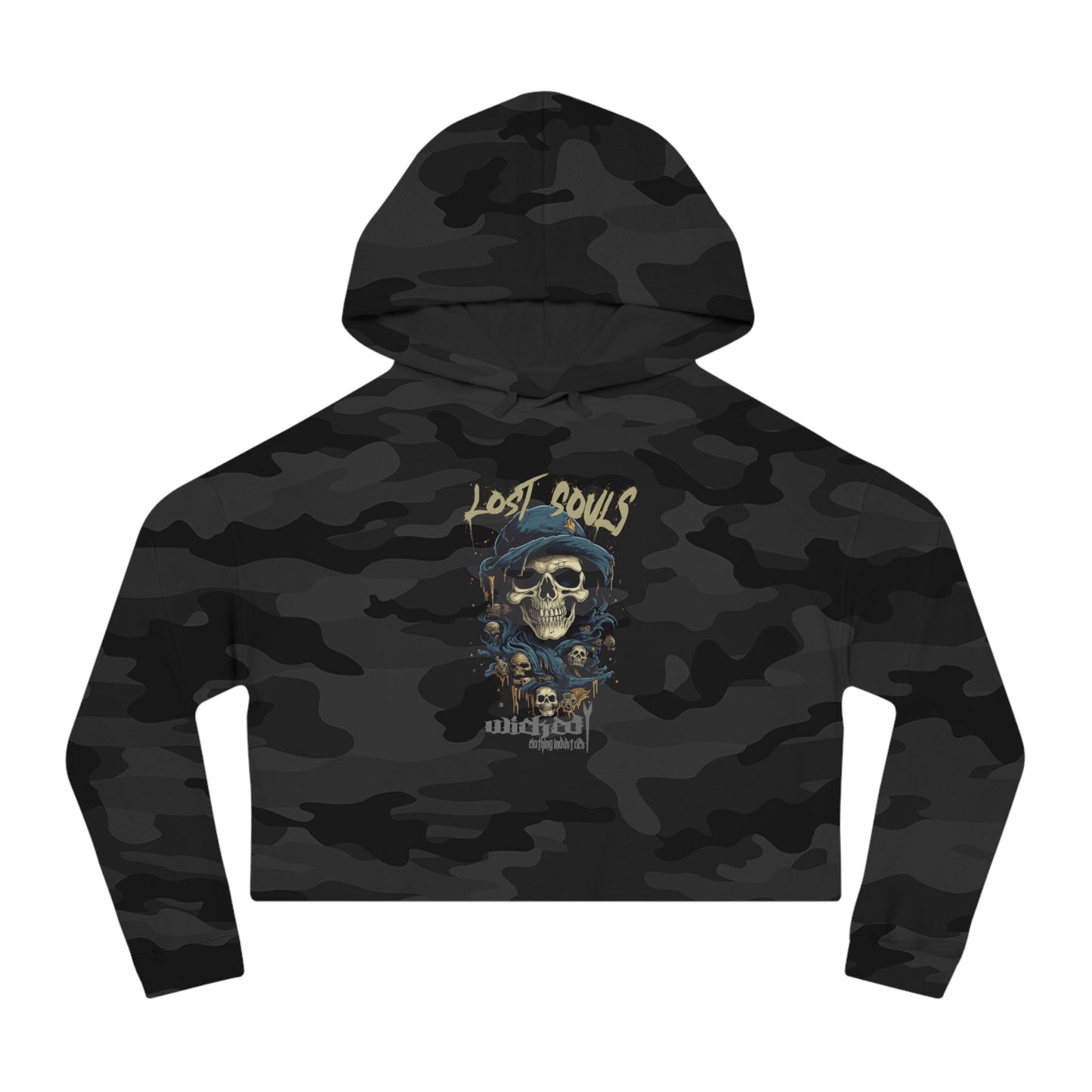 Lost Souls 1/ Cropped Hoodie