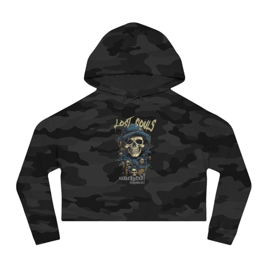 Lost Souls 1/ Cropped Hoodie