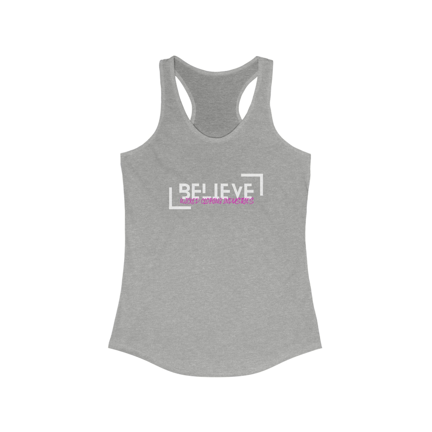 Believe 2 E.L. /Women's  Racerback Tank Top