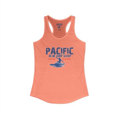 The "Locals Only" Vibe Pacific Blue // Heritage Badge Racerback