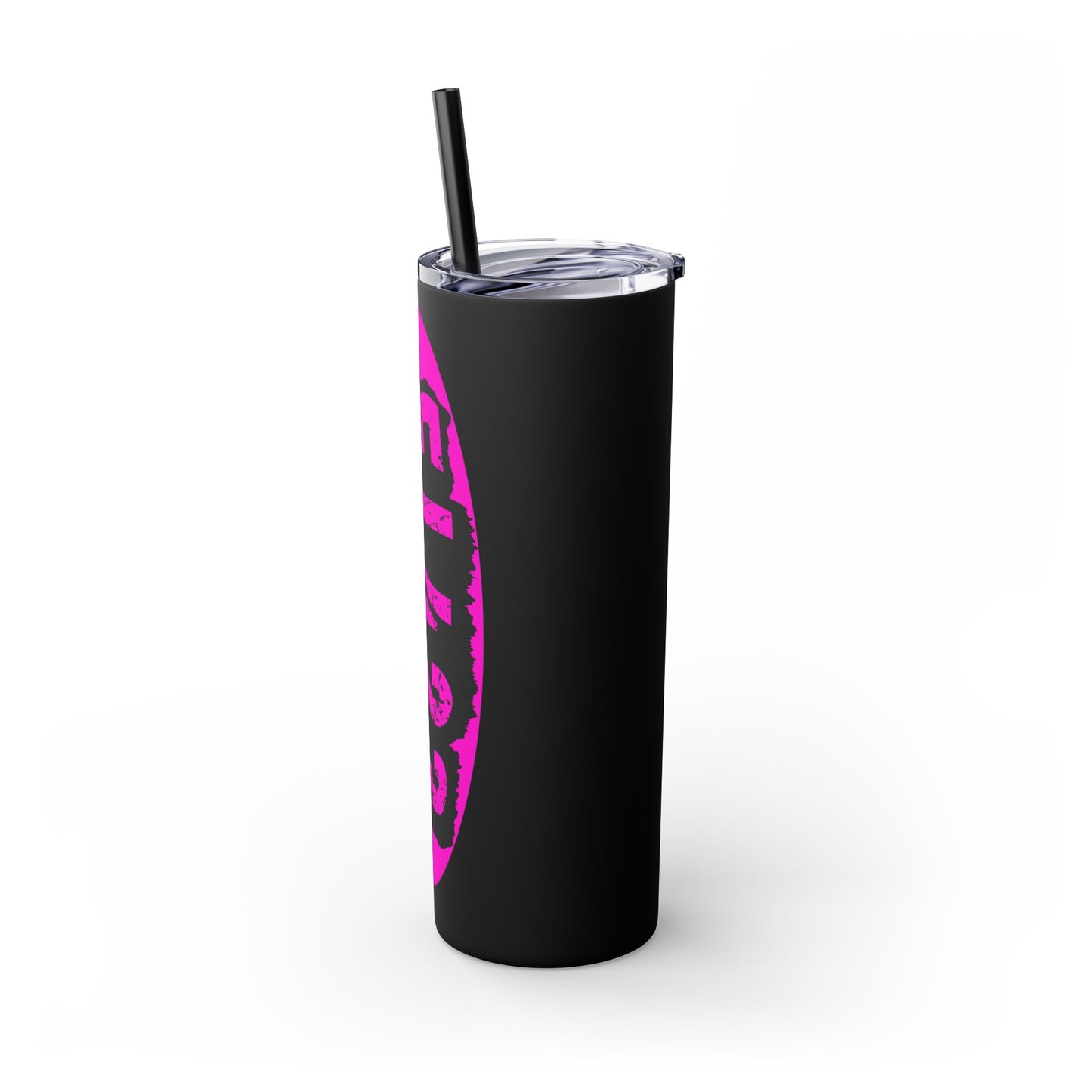 EL423 Alternative Hot Pink 2 / Skinny Tumbler with Straw, 20oz