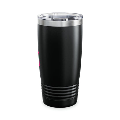 EL423 Punk Rock Hot Pink Ringneck Tumbler, 20oz