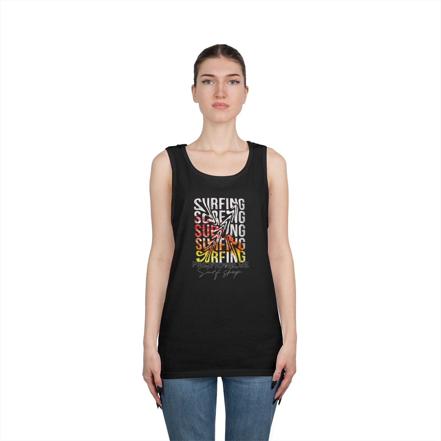 Surfing Sunset 1 /Pacific Blue Surf Shop   / WCI Tank Top