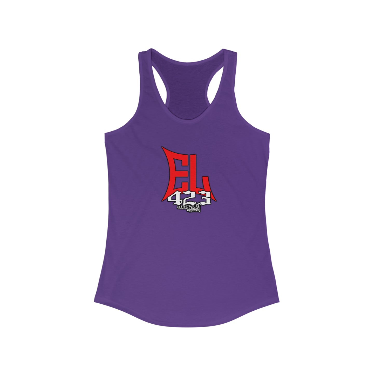 EL423/ Red Bold /Racerback Tank Top