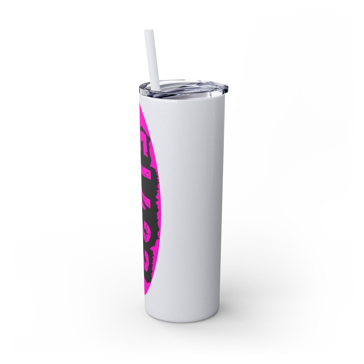 EL423 Alternative Hot Pink 2 / Skinny Tumbler with Straw, 20oz