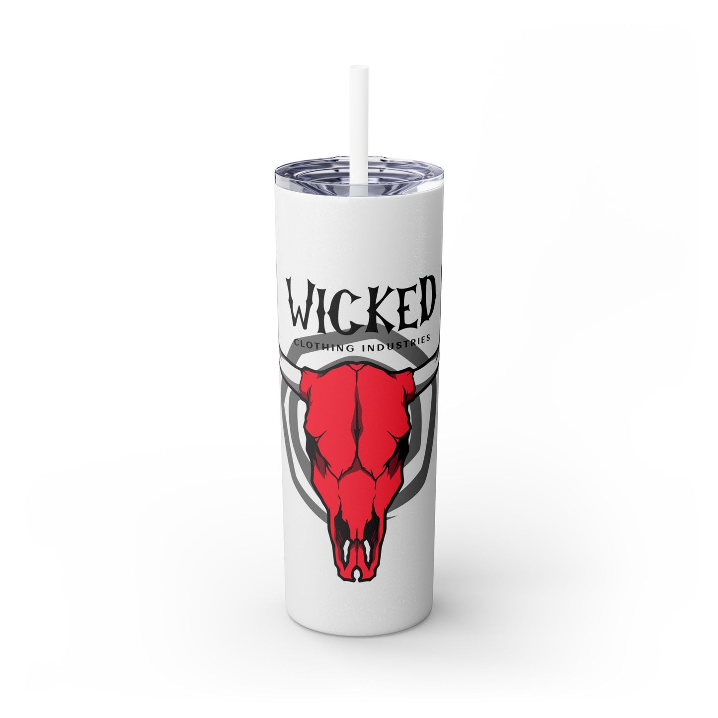 DeadHead WCI / Skinny Tumbler with Straw, 20oz